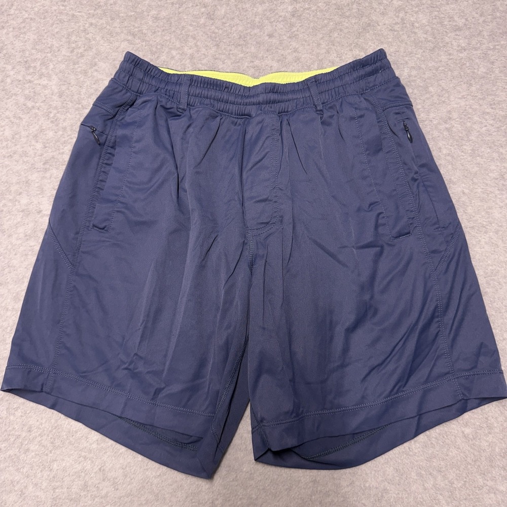 Birddogs Shorts Mens Medium Blue Boom Classic 7in Lined Stretch Athletic Gym